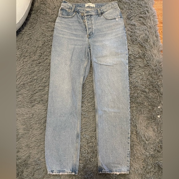 NWOT A&F High Rise Dad Jeans Size 27 - Picture 2 of 5
